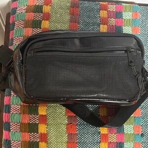 Calpak Terra Small Sling Bag in Obsidian